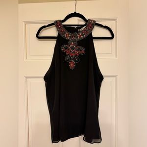 Alice and Olivia Jeweled Halter Top new with tags